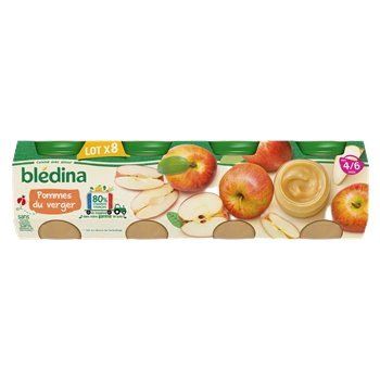 Blédina Petits pots pomme poire, dès 4/6 mois, bio 