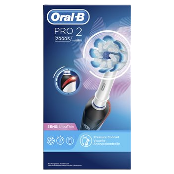Dekking Archaïsch Fahrenheit Oral-B Pro2000 toothbrush - cross action black x1 - Kakoinshop.com
