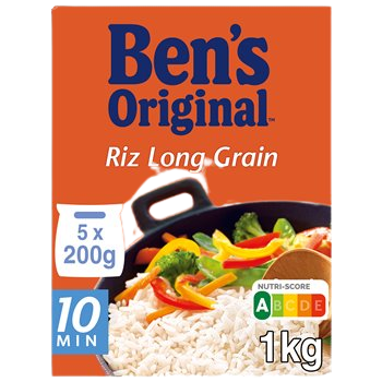 Bens Original Long Grain Rice 1kg