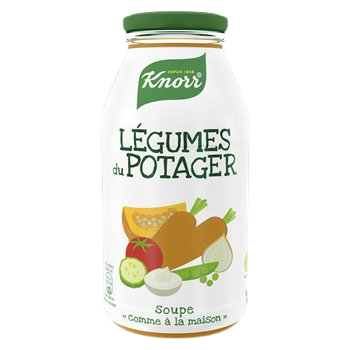 Soupe liquide Knorr Légumes du potager - 45cl