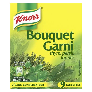 Bouquet Garni Knorr Thym persil laurier - 9x11g