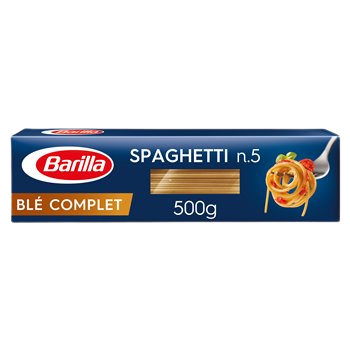 Pâtes Barilla Integrale Spaghetti n°5 Blé Complet 500g