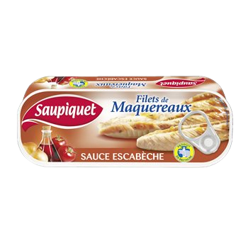 Filets de maquereaux Saupiquet Escabèche - 169g