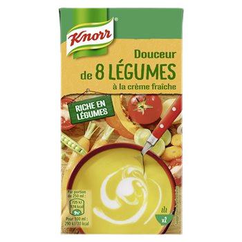 Soupe Douceur Knorr 8 légumes - 50cl