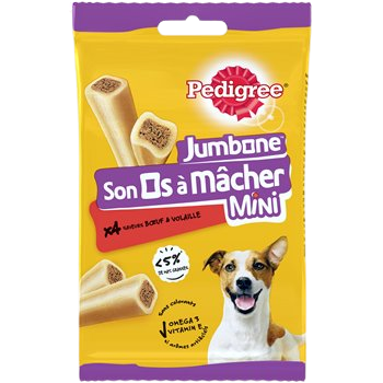 Small Pedigree Dog Reward Its Chewing Bone - x4 pieces 160g