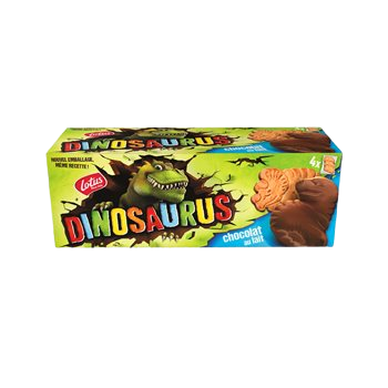 Dinosaurus Lotus Milk Chocolate Biscuit - 225g
