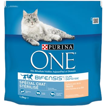 Cibo per gatti Purina One Sterilizzato Trota/Grano-1,5kg