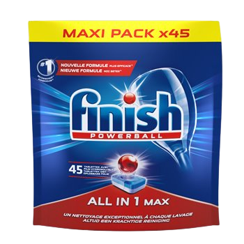 Finish All in 1 Dishwasher Tablets x45 - 734g