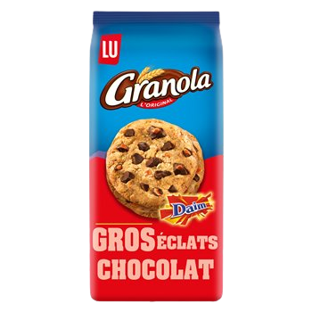 Cookies Granola - Gros éclats Chocolat et Daim - 184g