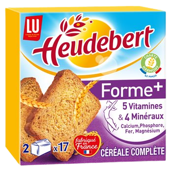 Biscottes Heudebert Form+ - 280g