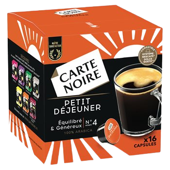 Café Petit déj Carte Noire Compatible Dolce Gusto - x16
