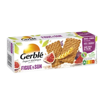 Biscuits diététiques Gerblé Figue et son - 210g