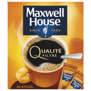 Café soluble Maxwell House Qualité filtre x25 - 45g