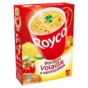 Soupe bouillon Royco Minute Volaille et vermicelle - 32g