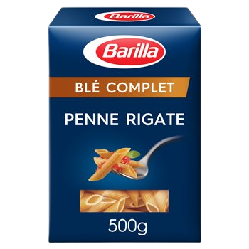 Pâtes Barilla Integrale Penne Rigate Blé Complet - 500g