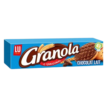 Shortbread biscuits Granola LU Milk chocolate - 200g