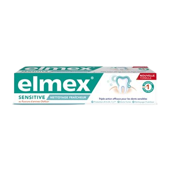 Dentifrice Elmex Sensitive Nettoyage fraîcheur - 75ml