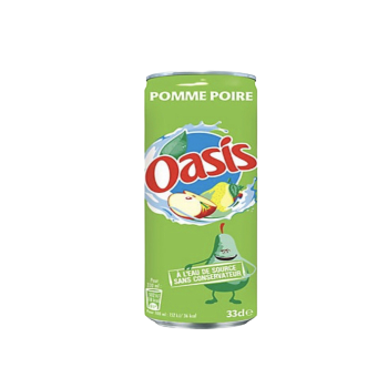 Oasis Pomme Poire. Pack 24x33cl