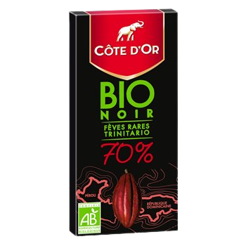 Tablette de chocolat Côte d'Or 70% - 90g