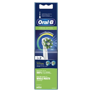 Brossettes Cross Action Oral B x2