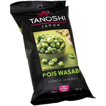 Wasabi Tanoshi appetizer peas 100g