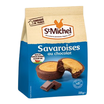 Gâteaux St Michel Savaroises Chocolat 8 sachets 220g