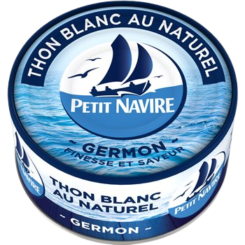 Thon blanc Petit Navire Au naturel - 140g