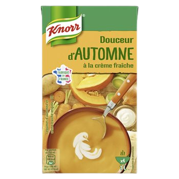 Soupe Douceur automne Knorr Crème fraîche - 1L