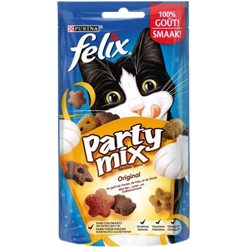 Félix Original Party mix snack per gatti - 60g
