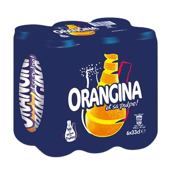 Soda Orangina Slim boîte - 6x33cl