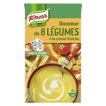 Soupe Douceur Knorr 8 légumes - 1L