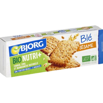 Biscuits Bio Bjorg Au sésame - 184g