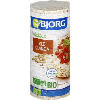 Galette quinoa Bio Bjorg 130g