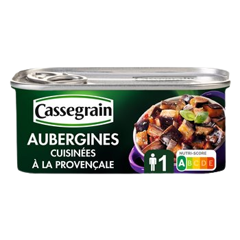 Aubergines Cassegrain 185g