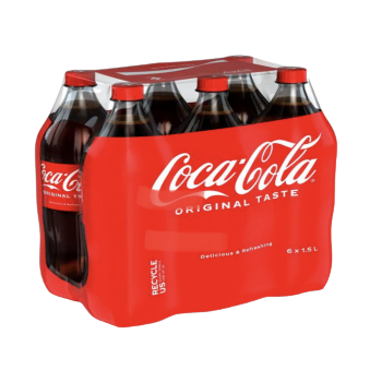 Coca-Cola soda 1.5L. Pack 6x1.5L