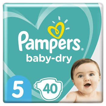 Baby Dry Pampers Pannolini Taglia 5 - x40