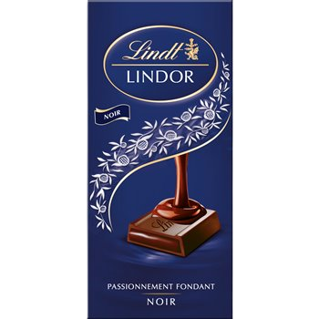 Tablette de chocolat noir Lindt Lindor  -150g