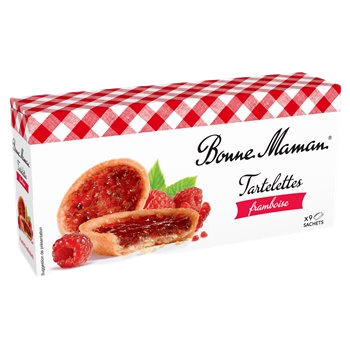 Bonne Maman tartlets with raspberry 135g case