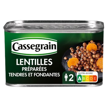 Lentilles Cassegrain Cuisinées - 265g
