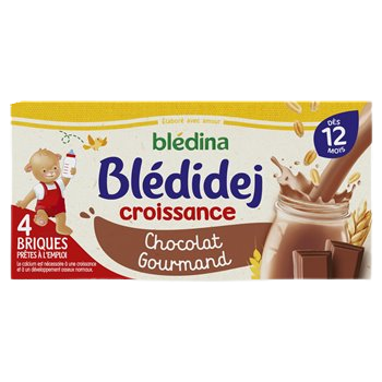 Milk Blédidej Blédina Chocolate From 12 months - 4x250ml