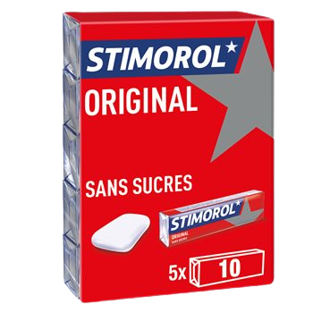 Chewing-gum Stimorol Original Menthe réglisse 5x12 dragées