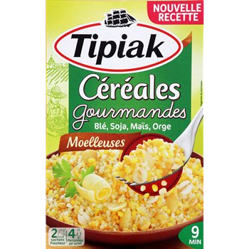 Céréales Tipiak - Blé Maïs Soja Prêt en 4 min - 400g