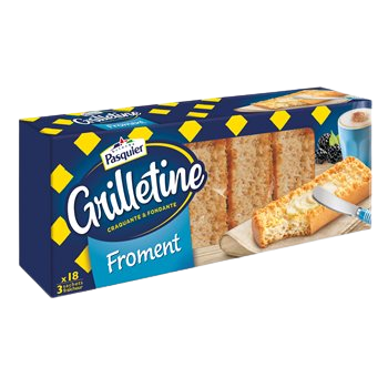 Pasquier Froment Grillettine Toast - x18 - 242g