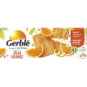 Biscuits diététiques Gerblé Soja Orange - 280g
