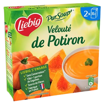 Velouté pursoup Liebig  Potiron crème - 2x30cl 
