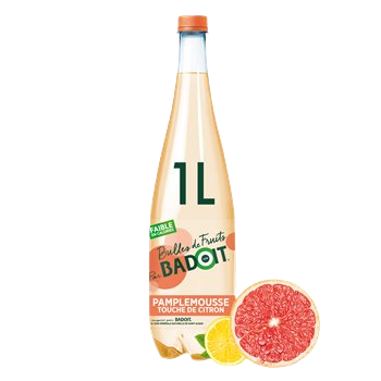 Badoit Fruit bubbles Grapefruit lemon - 1L