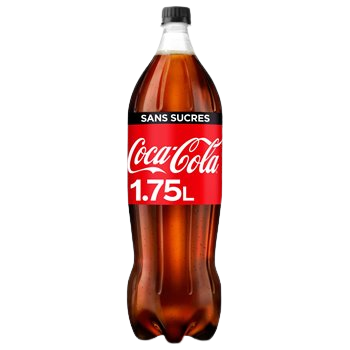 Soda Coca-Cola - SANS SUCRES Bouteille - 1.75L