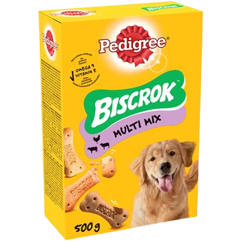 Biscrok Pedigree biscuits 3 varieties - 500g