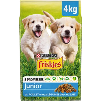 Croquettes chiens Friskies Repas complet Junior - 4kg