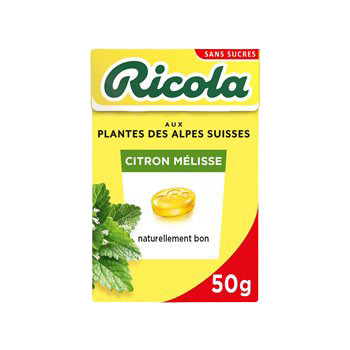 Ricola Lemon balm stevia sucking candy - 50g